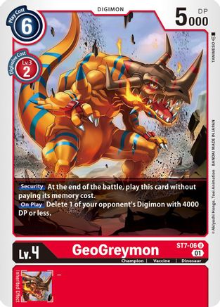 GeoGreymon [ST7-06] [Starter Deck: Gallantmon] - Trinity Hobby