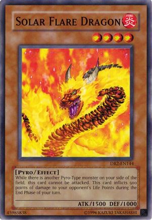 Solar Flare Dragon [DR2-EN144] - Dark Revelation Volume 2 Unlimited - Common / Short Print - Trinity Hobby