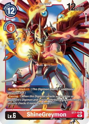 ShineGreymon [ST7-10] [Starter Deck: Gallantmon] - Trinity Hobby