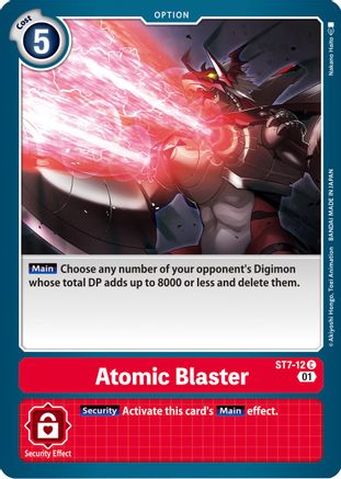 Atomic Blaster [ST7-12] [Starter Deck: Gallantmon] - Trinity Hobby