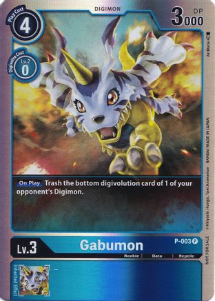 Gabumon [P-003] (Rainbow Foil) [Promotional Cards] - Trinity Hobby