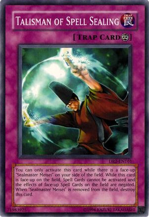 Talisman of Spell Sealing [DR2-EN161] - Dark Revelation Volume 2 Unlimited - Common / Short Print - Trinity Hobby
