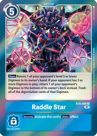 Raddle Star [BT6-098] [Double Diamond] - Trinity Hobby