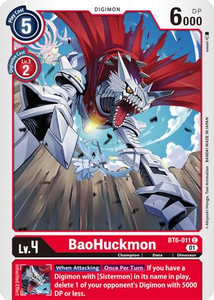 BaoHuckmon [BT6-011] [Double Diamond] - Trinity Hobby