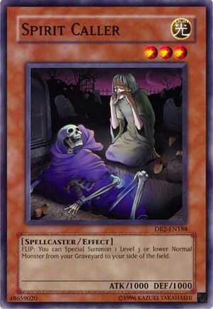 Spirit Caller [DR2-EN188] - Dark Revelation Volume 2 Unlimited - Common / Short Print - Trinity Hobby