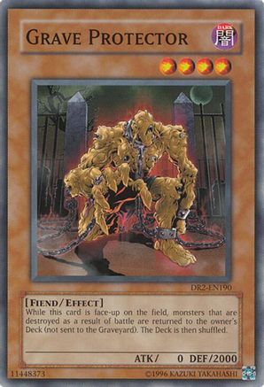 Grave Protector [DR2-EN190] - Dark Revelation Volume 2 Unlimited - Common / Short Print - Trinity Hobby