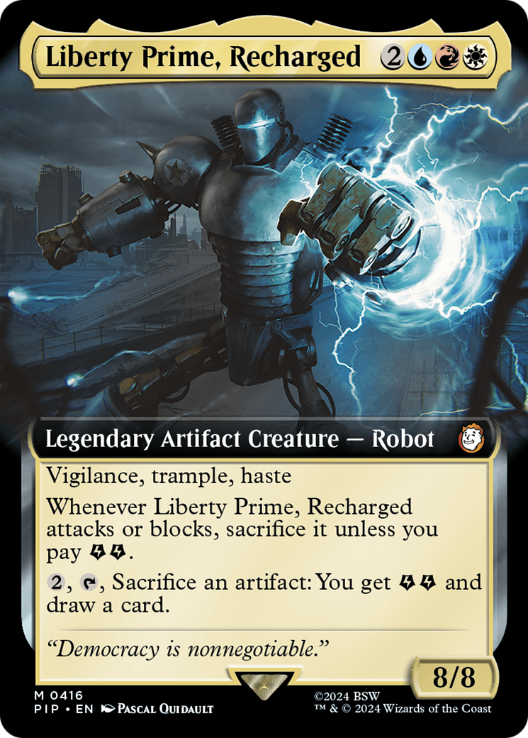Liberty Prime, Recharged (Extended Art) [Fallout] - Trinity Hobby