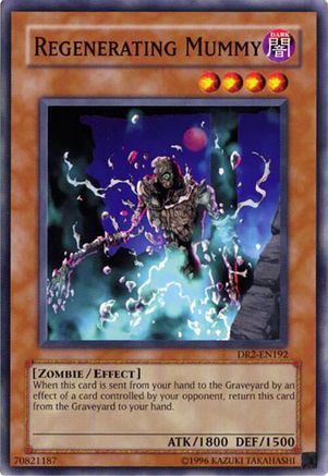 Regenerating Mummy [DR2-EN192] - Dark Revelation Volume 2 Unlimited - Common / Short Print - Trinity Hobby