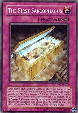 The First Sarcophagus [DR2-EN214] - Dark Revelation Volume 2 Unlimited - Super Rare - Trinity Hobby