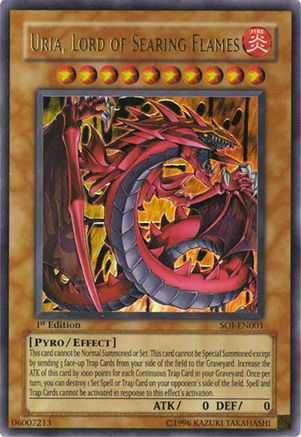 Uria, Lord of Searing Flames [SOI-EN001] Ultra Rare - Trinity Hobby