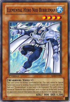 Elemental Hero Neo Bubbleman [SOI-EN004] Common - Trinity Hobby