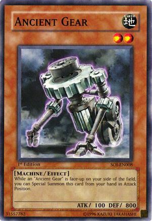 Ancient Gear [SOI-EN008] - Shadow of Infinity 1st Edition - Common - Trinity Hobby