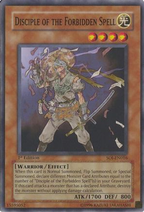 Disciple of the Forbidden Spell [SOI-EN016] - Shadow of Infinity Unlimited - Common - Trinity Hobby
