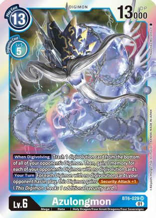 Azulongmon [BT6-029] [Double Diamond] - Trinity Hobby