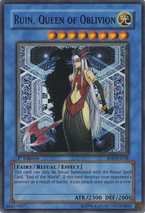 Ruin, Queen of Oblivion [SOI-EN034] Super Rare - Trinity Hobby