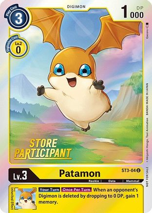 Patamon [ST3-04] (Store Participant) [Starter Deck: Heaven's Yellow Promos] - Trinity Hobby