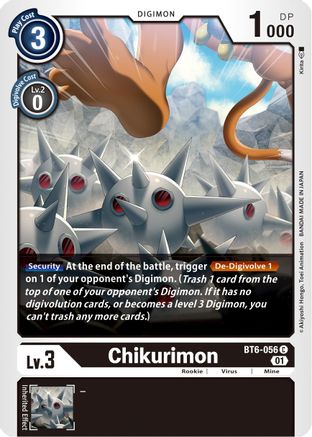 Chikurimon [BT6-056] [Double Diamond] - Trinity Hobby