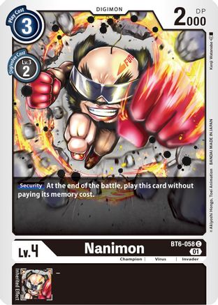 Nanimon [BT6-058] [Double Diamond] - Trinity Hobby