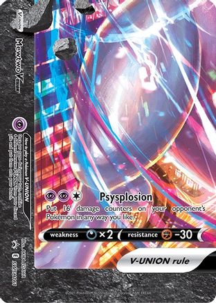 Mewtwo V-Union (SWSH161) [Sword & Shield: Black Star Promos] - Trinity Hobby