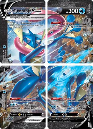 Greninja V-Union (Set of 4) [Sword & Shield: Black Star Promos] - Trinity Hobby