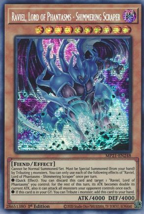 Raviel, Lord of Phantasms - Shimmering Scraper [MP21-EN248] Prismatic Secret Rare - Trinity Hobby