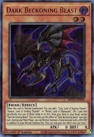 Dark Beckoning Beast [MP21-EN249] Ultra Rare - Trinity Hobby