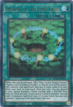 Opening of the Spirit Gates [MP21-EN251] Ultra Rare - Trinity Hobby