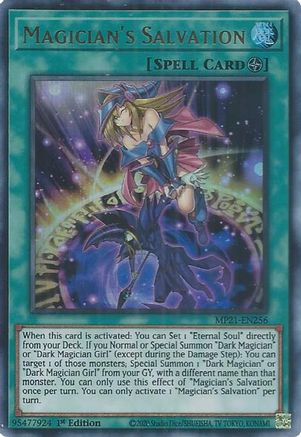 Magician's Salvation [MP21-EN256] Ultra Rare - Trinity Hobby