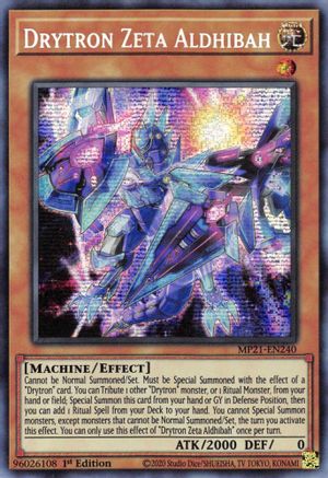 Drytron Zeta Aldhibah [MP21-EN240] Prismatic Secret Rare - Trinity Hobby