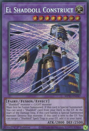 El Shaddoll Construct (Alternate Art) [MP21-EN247] Prismatic Secret Rare - Trinity Hobby
