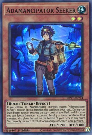 Adamancipator Seeker [MP21-EN224] Super Rare - Trinity Hobby