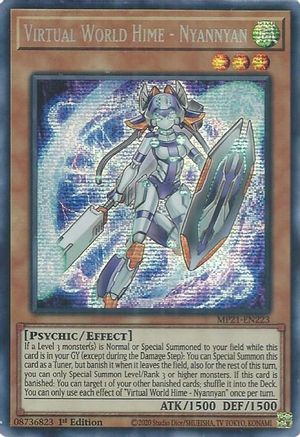 Virtual World Hime - Nyannyan [MP21-EN223] Prismatic Secret Rare - Trinity Hobby