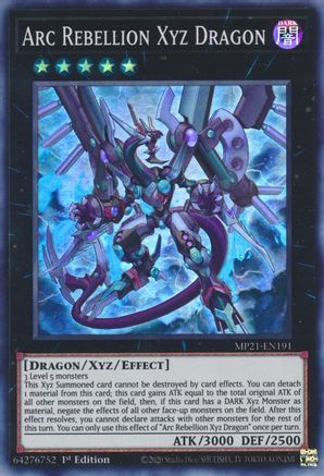 Arc Rebellion Xyz Dragon [MP21-EN191] Super Rare - Trinity Hobby