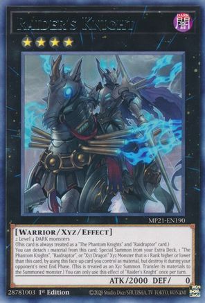 Raider's Knight [MP21-EN190] Rare - Trinity Hobby