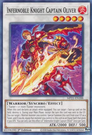 Infernoble Knight Captain Oliver [MP21-EN188] Common - Trinity Hobby