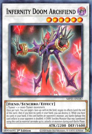 Infernity Doom Archfiend [MP21-EN187] Common - Trinity Hobby