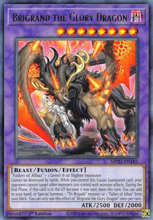 Brigrand the Glory Dragon [MP21-EN185] Rare - Trinity Hobby