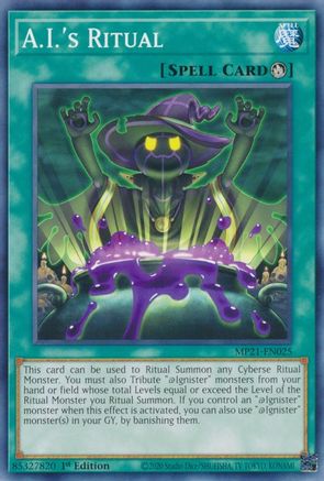 A.I.'s Ritual [MP21-EN025] Common - Trinity Hobby