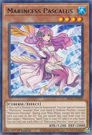 Marincess Pascalus [MP21-EN038] Rare - Trinity Hobby