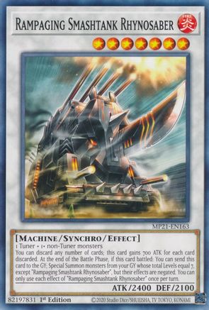 Rampaging Smashtank Rhynosaber [MP21-EN163] Common - Trinity Hobby