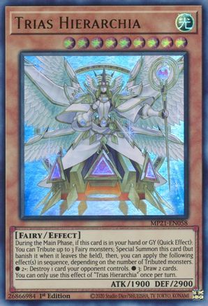 Trias Hierarchia [MP21-EN058] Ultra Rare - Trinity Hobby