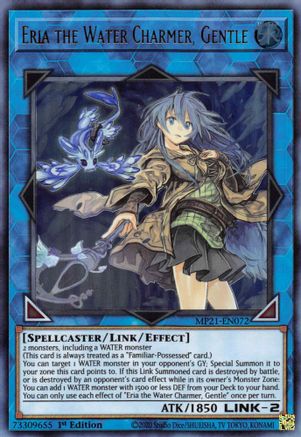 Eria the Water Charmer, Gentle [MP21-EN072] Ultra Rare - Trinity Hobby