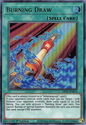 Burning Draw [MP21-EN074] Ultra Rare - Trinity Hobby