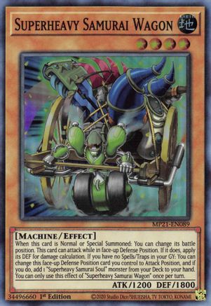Superheavy Samurai Wagon [MP21-EN089] Super Rare - Trinity Hobby
