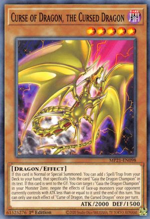 Curse of Dragon, the Cursed Dragon [MP21-EN098] Common - Trinity Hobby
