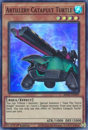 Artillery Catapult Turtle [MP21-EN099] Super Rare - Trinity Hobby