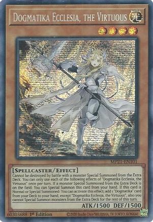 Dogmatika Ecclesia, the Virtuous [MP21-EN101] Prismatic Secret Rare - Trinity Hobby