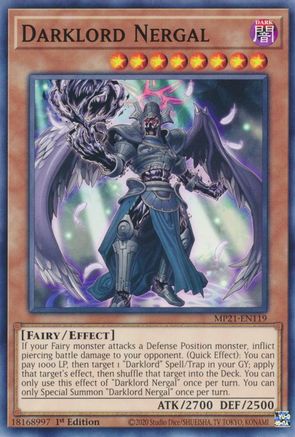 Darklord Nergal [MP21-EN119] Common - Trinity Hobby