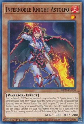Infernoble Knight Astolfo [MP21-EN108] Common - Trinity Hobby