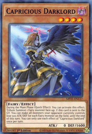 Capricious Darklord [MP21-EN117] Common - Trinity Hobby